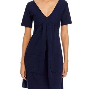 NWT Rebecca Taylor SS Shift Dress Navy Size S